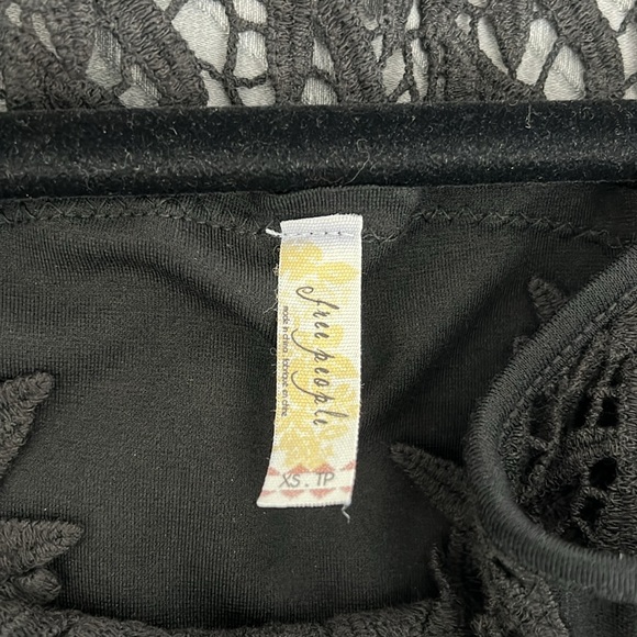 Free People Stretch Lace Trim Sleeveless Fit & Flare Dress - Picture 5 of 9